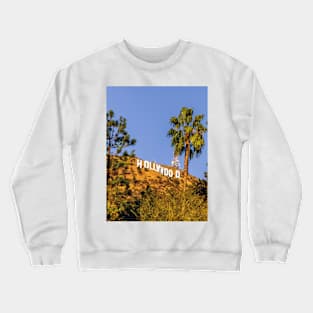 Hollywood sign landscape Crewneck Sweatshirt